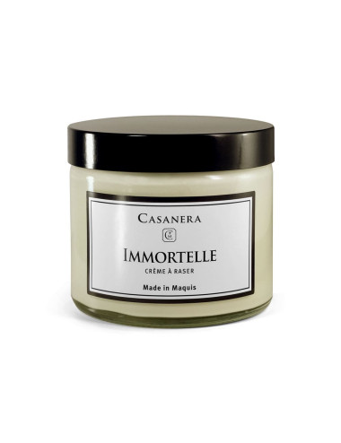 Shaving cream with Immortelle essential oil