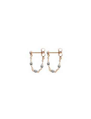 Boucles d'Oreilles Classique Or Rose GIGI CLOZEAU - 1