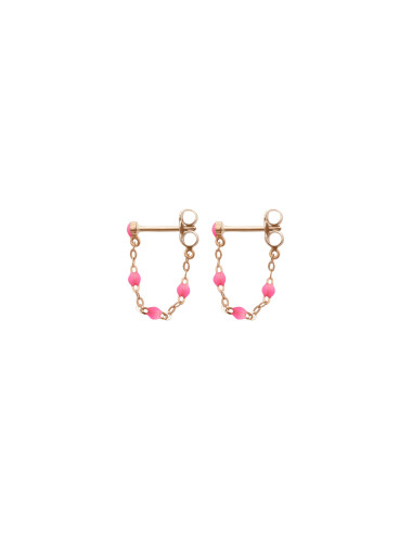 Boucles d'Oreilles Classique Or Rose GIGI CLOZEAU - 1