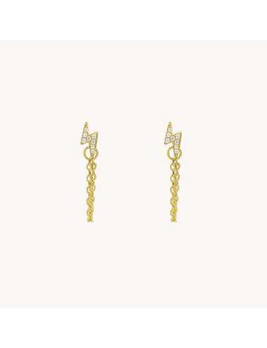 BOUCLES D'OREILLES FLASH CHAIN