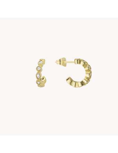 BOUCLES D'OREILLES INFINITY DORE