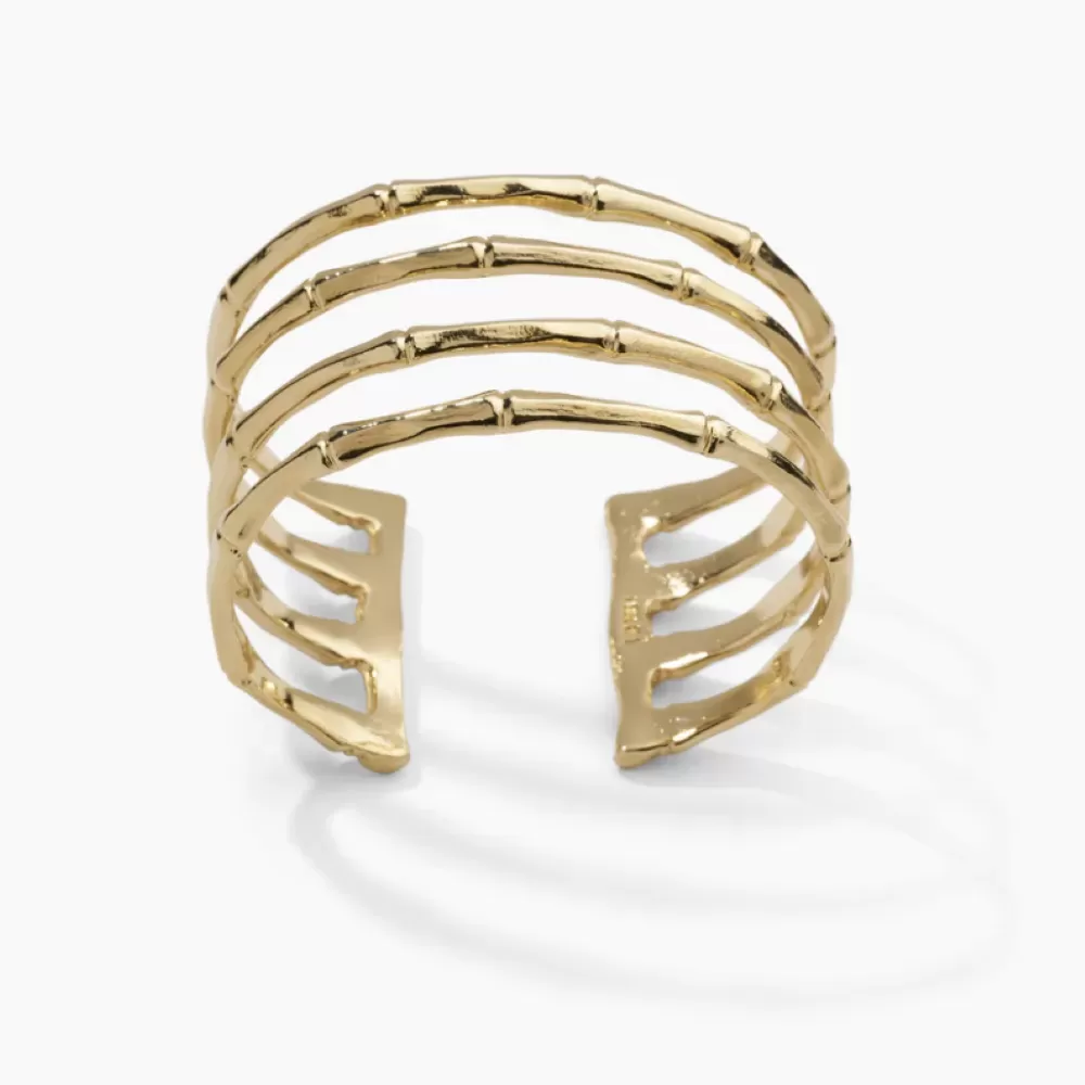 Golden Bamboo Cuff