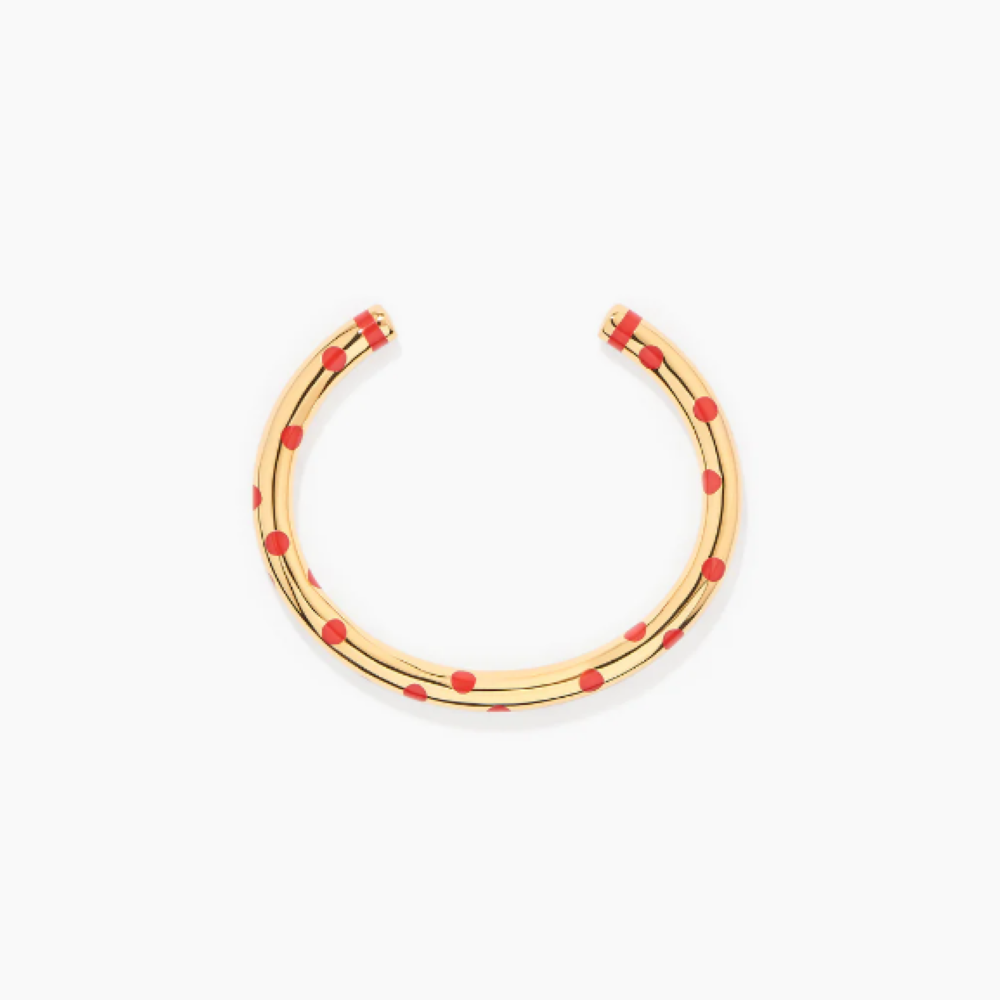 Vermilion Dots Bracelet