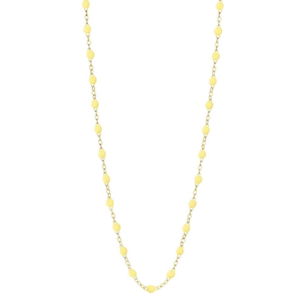 Collier Gigi 42cm or jaune