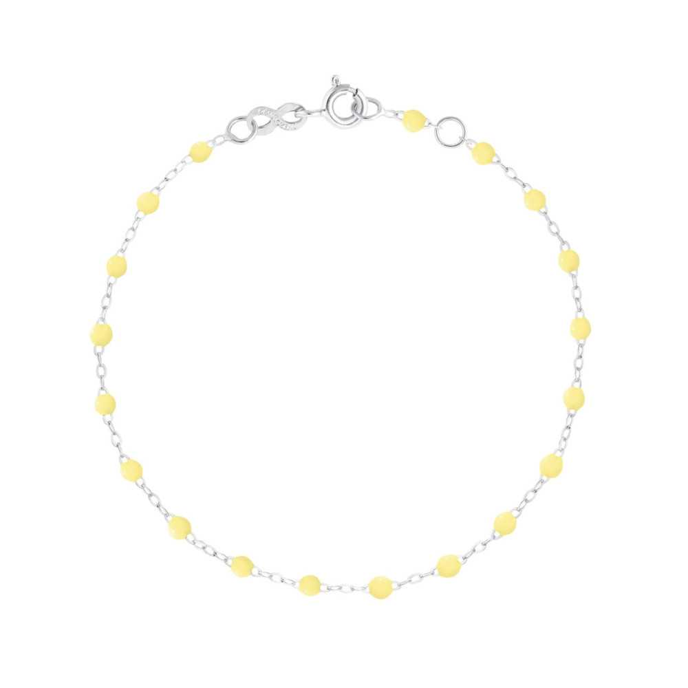 Gigi 17cm white gold bracelet