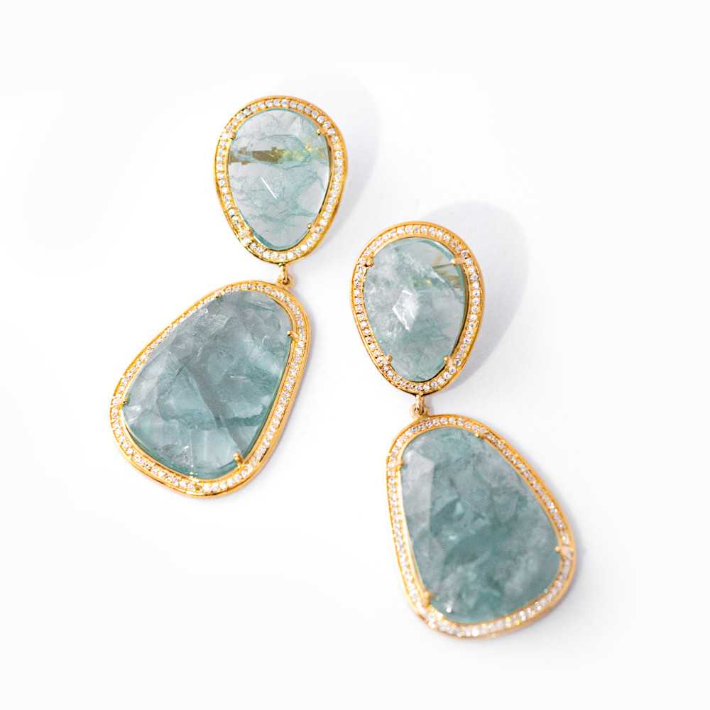 Dea Fluorite earrings