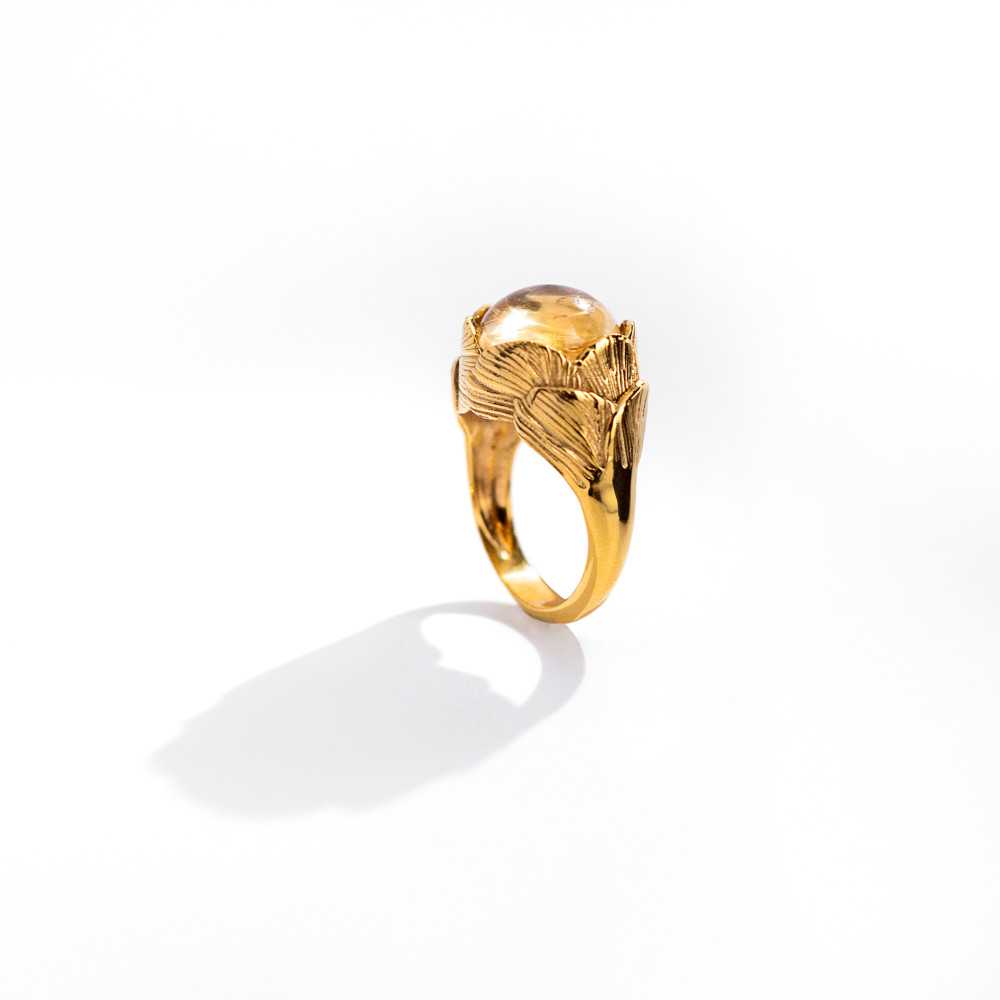 Rosa citrine ring