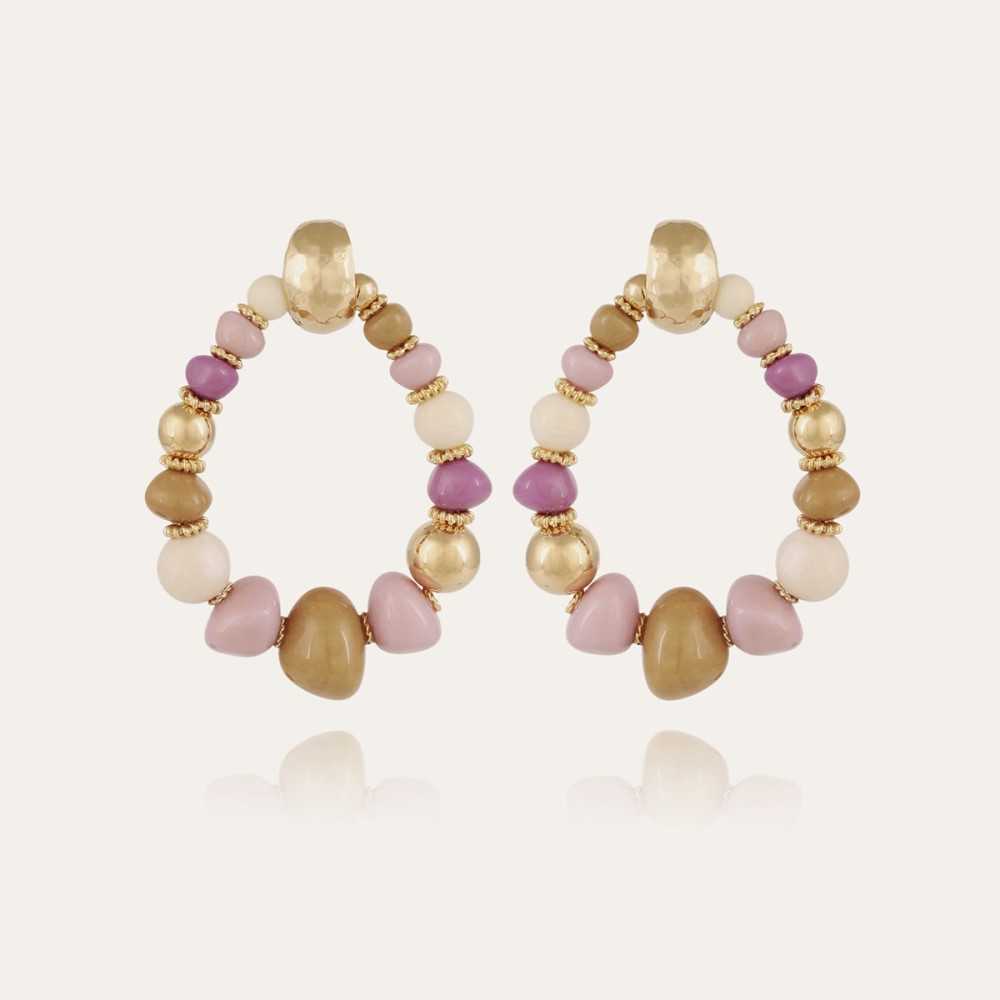 Biba bis mauve earrings