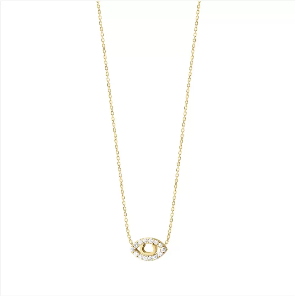 Iris diamond necklace