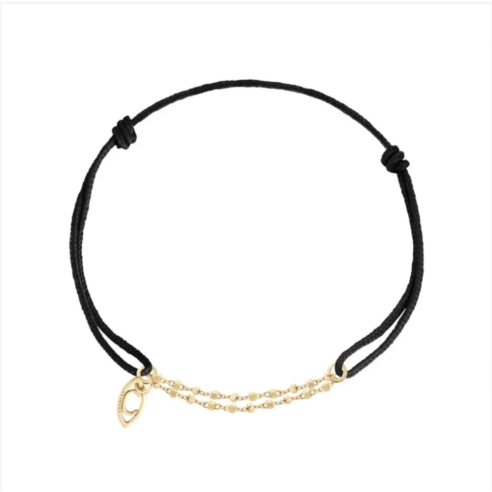 Diamante cord bracelet