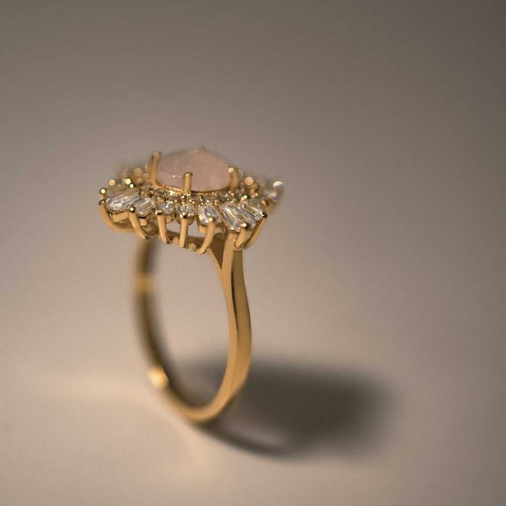 Bague Mina Quartz rose