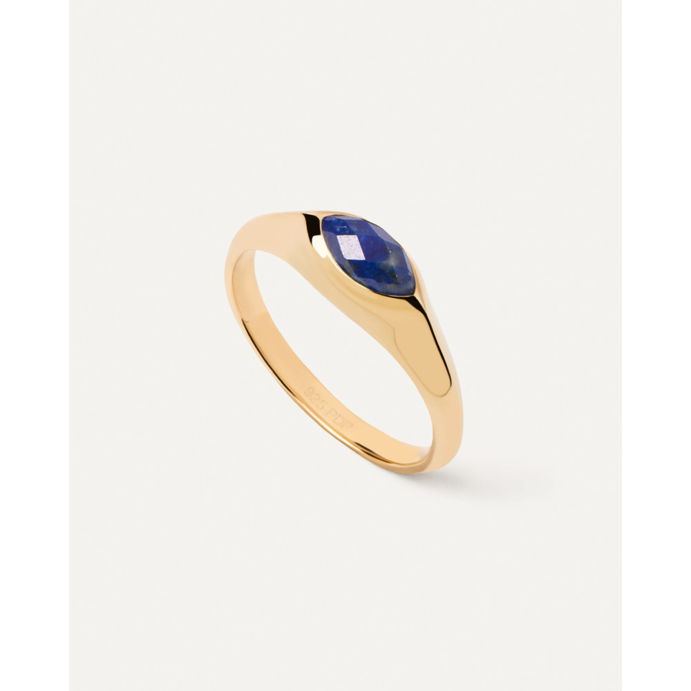 Nomad Lapis-Lazuli Chevalière Ring