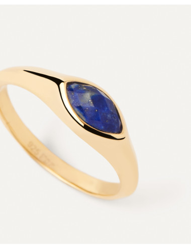 Nomad Lapis-Lazuli Chevalière Ring