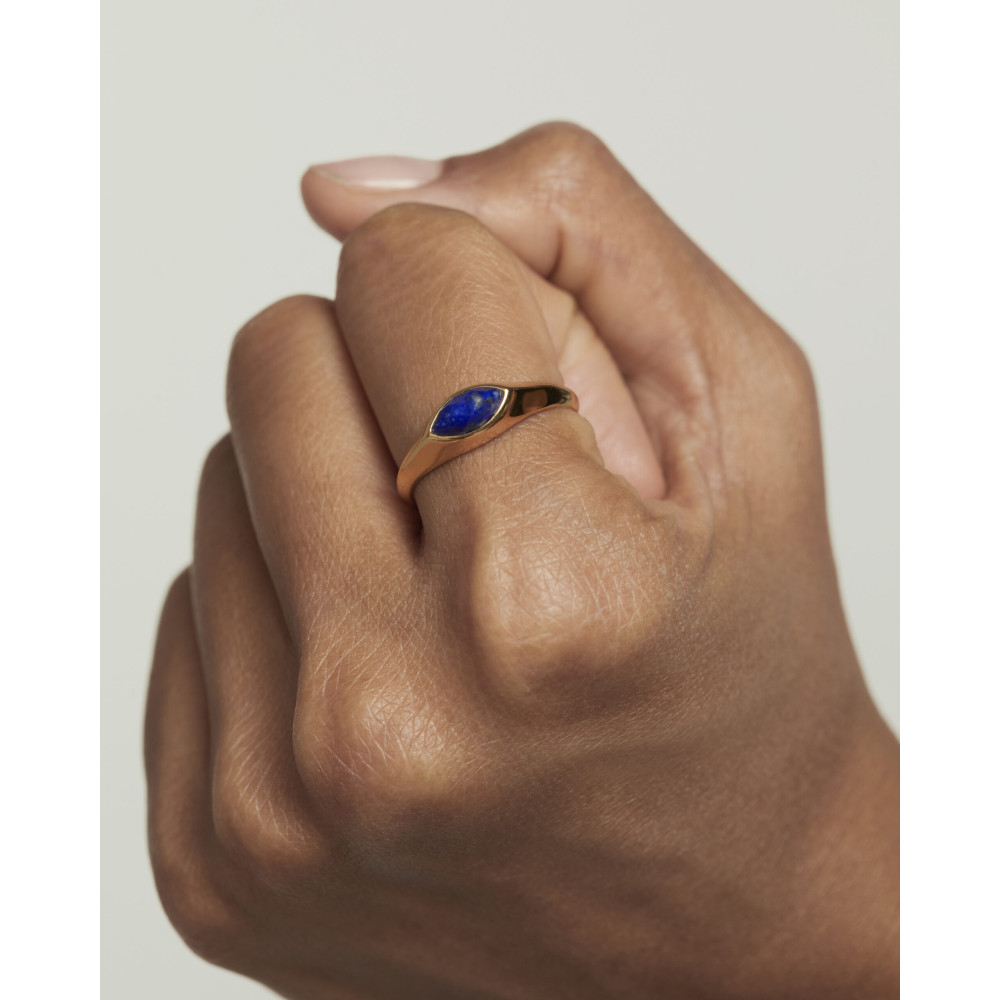 Bague Chevalière Nomad Lapis-Lazuli