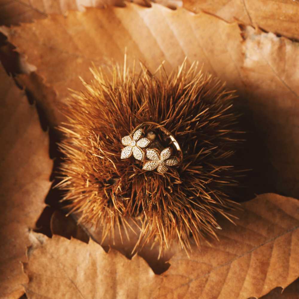 Chestnut Leaves Ring