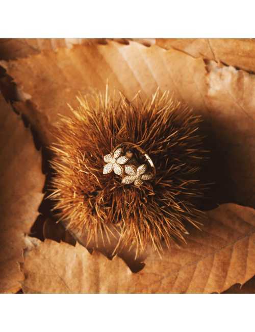 Chestnut Leaves Ring