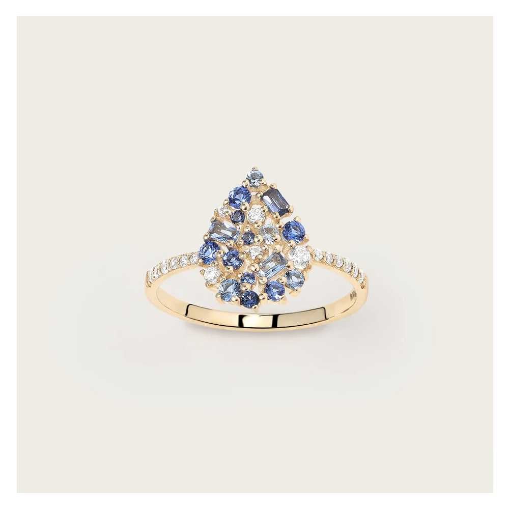 Bague Paloma Bleue