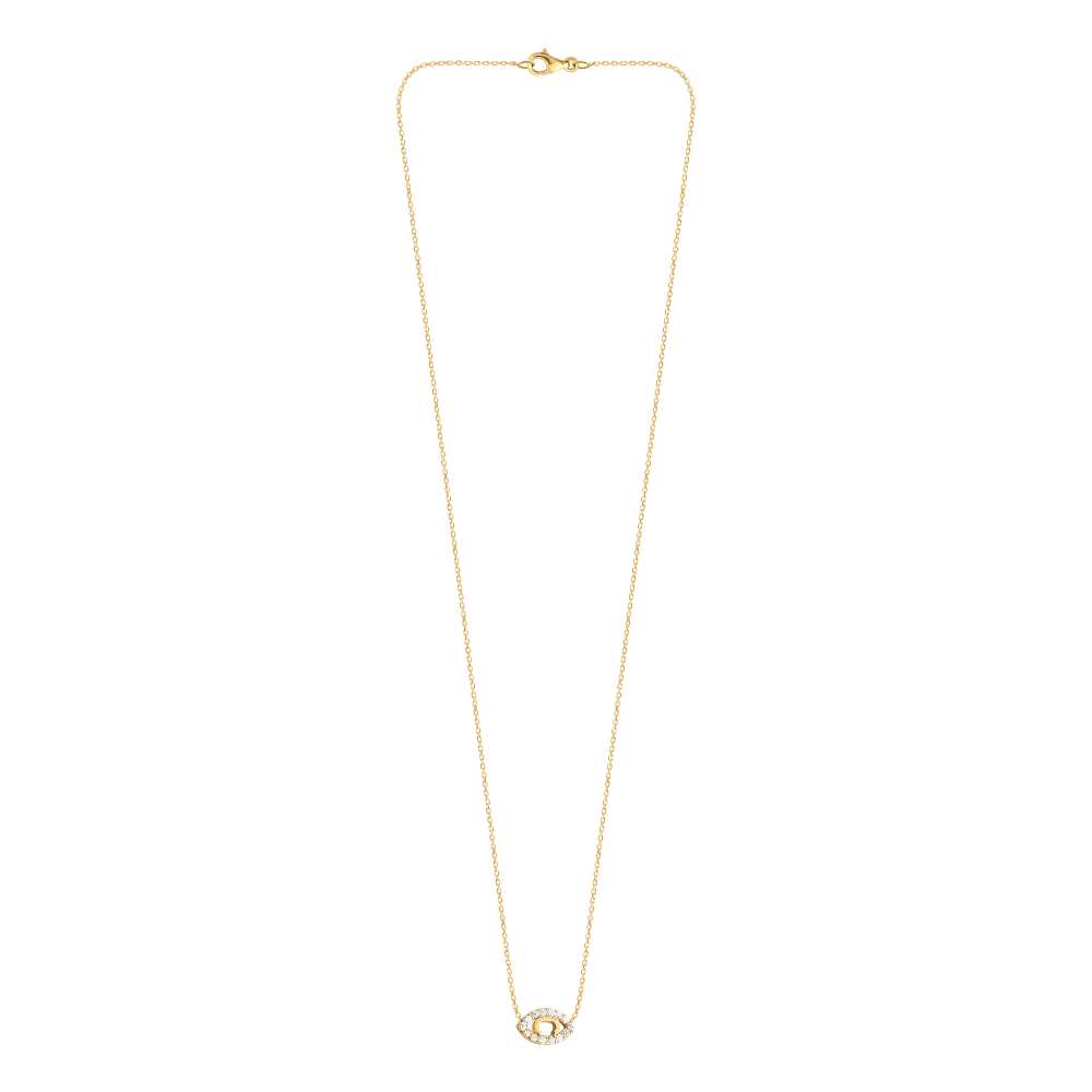 Iris diamond necklace