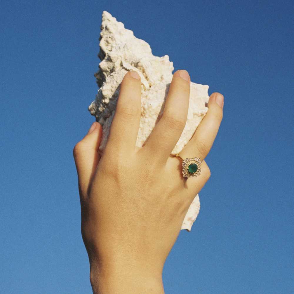 Mina Rose Quartz Ring
