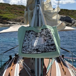 Tote Bag Toile de jouy