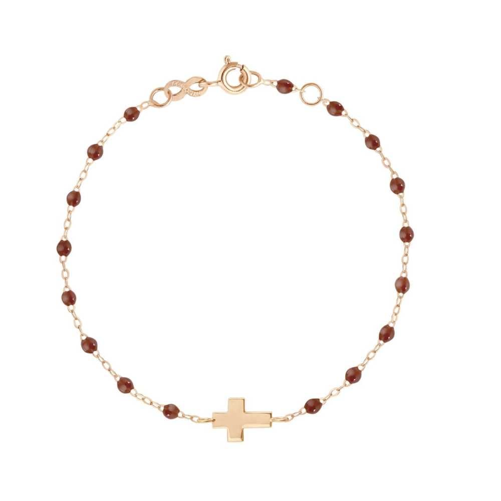 Bracelet gigi Croix Moka 17...