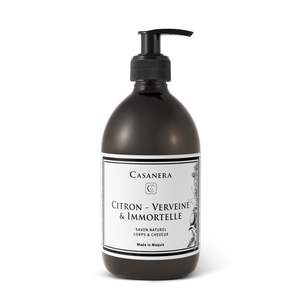 LEMON, VERBENA & IMMORTELLE Liquid soap CASANERA - 1